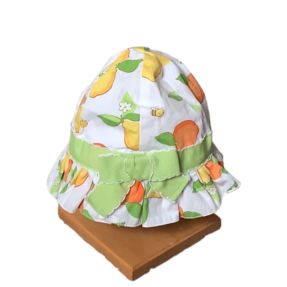 Gymboree First Picnic Floral Sun Hat Girls Sz 3-6 Months NWOT